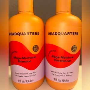Headquarters’s shampoo and conditioner